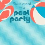 Pool Party Invitation Card Templates (Freemium): Inspire Your Guests with Stunning Designs